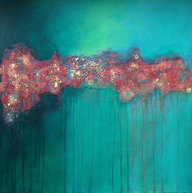 Original Abstract Landscape Painting by Sule Alat