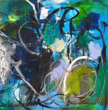 Original Abstract Expressionism Abstract Paintings by Linda O'Neill