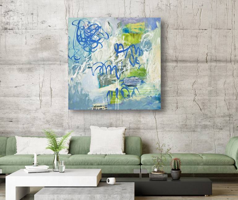 Original Abstract Expressionism Abstract Painting by Linda O'Neill