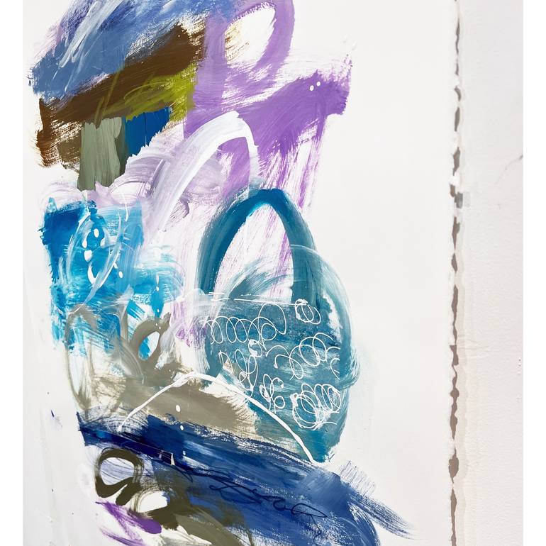 Original Abstract Expressionism Abstract Painting by Linda O'Neill