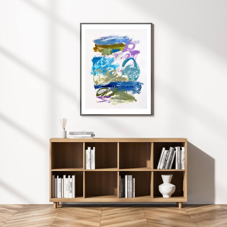 Original Abstract Expressionism Abstract Painting by Linda O'Neill