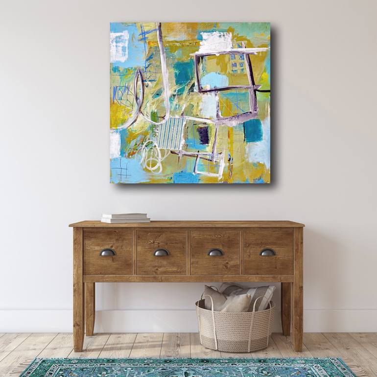 Original Abstract Expressionism Abstract Painting by Linda O'Neill