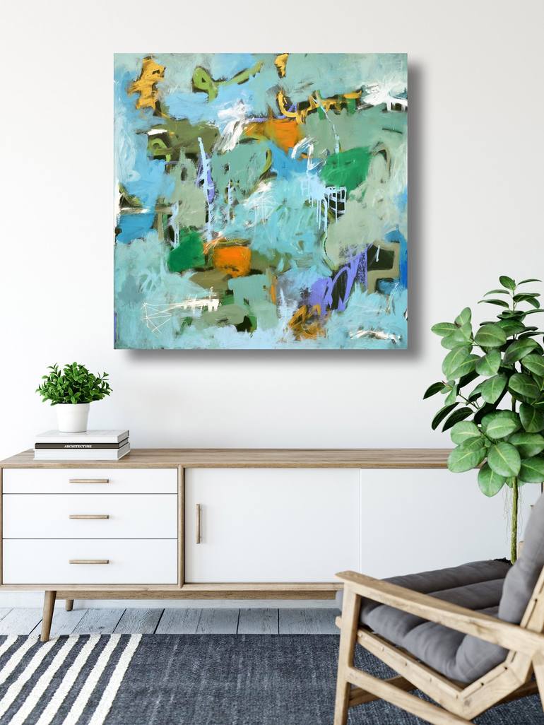 Original Contemporary Abstract Painting by Linda O'Neill
