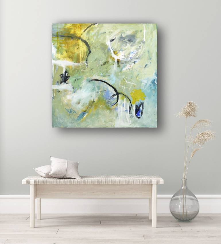 Original Abstract Expressionism Abstract Painting by Linda O'Neill