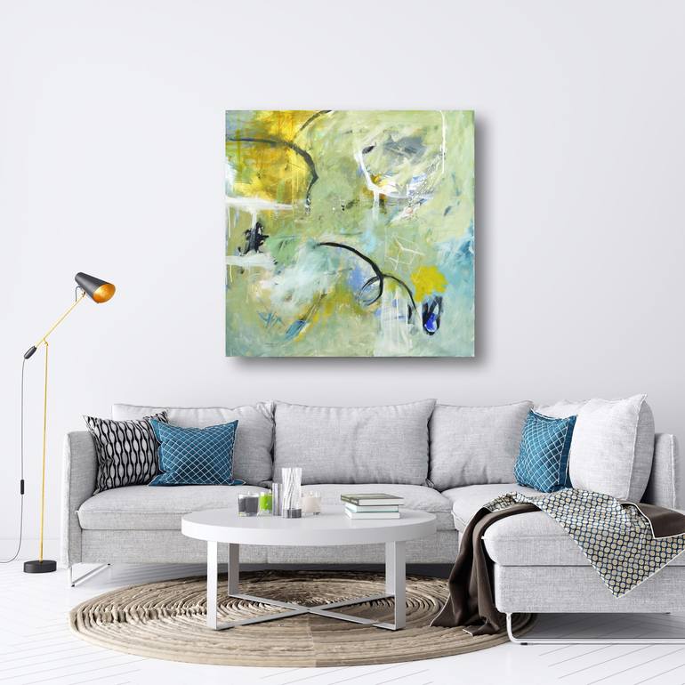 Original Abstract Expressionism Abstract Painting by Linda O'Neill