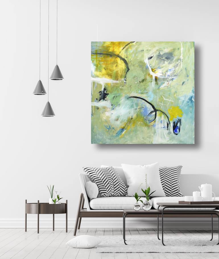 Original Abstract Expressionism Abstract Painting by Linda O'Neill