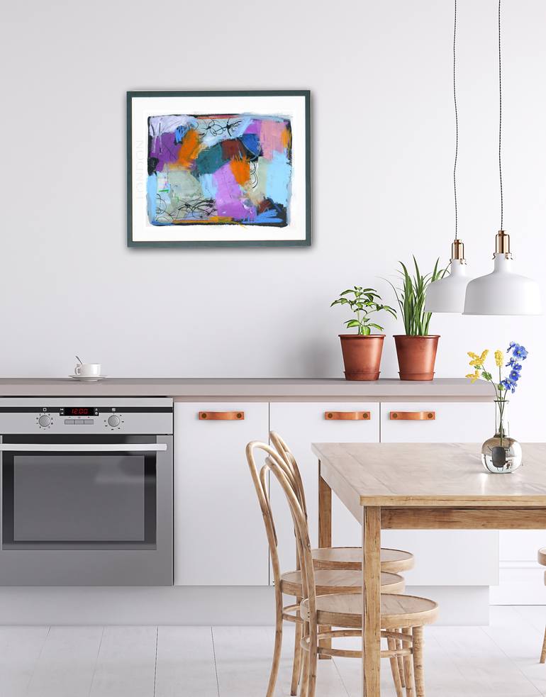 Original Abstract Expressionism Abstract Painting by Linda O'Neill