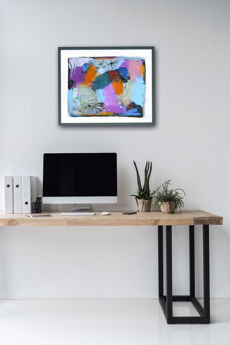 Original Abstract Expressionism Abstract Painting by Linda O'Neill