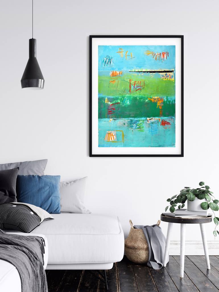 Original Abstract Expressionism Abstract Painting by Linda O'Neill
