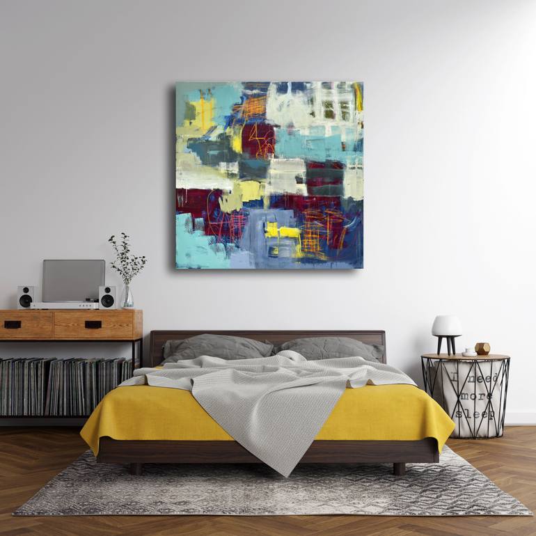 Original Abstract Expressionism Abstract Painting by Linda O'Neill