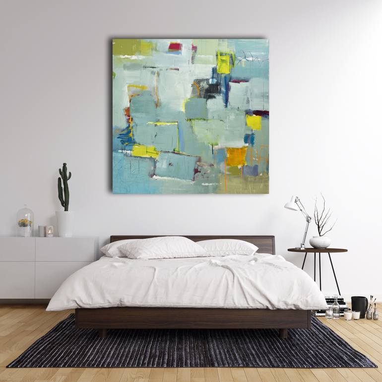 Original Abstract Expressionism Abstract Painting by Linda O'Neill