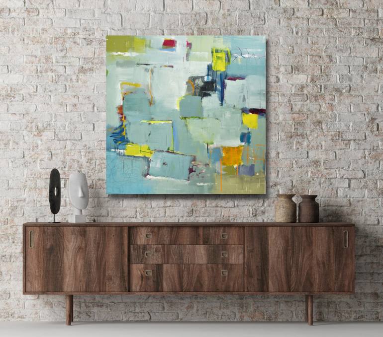 Original Abstract Expressionism Abstract Painting by Linda O'Neill