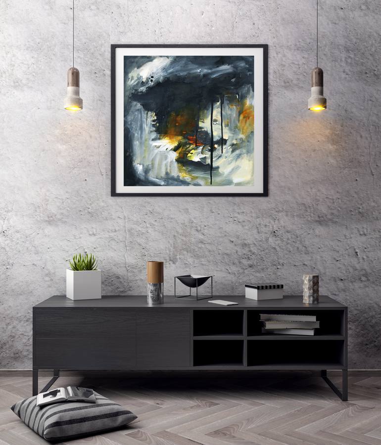 Original Abstract Expressionism Abstract Painting by Linda O'Neill