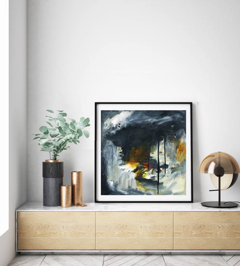 Original Abstract Expressionism Abstract Painting by Linda O'Neill