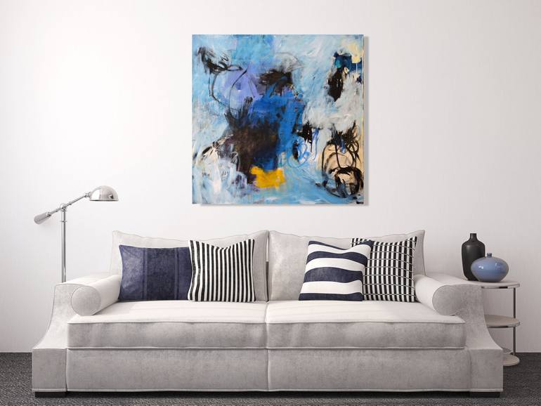 Original Abstract Expressionism Abstract Painting by Linda O'Neill