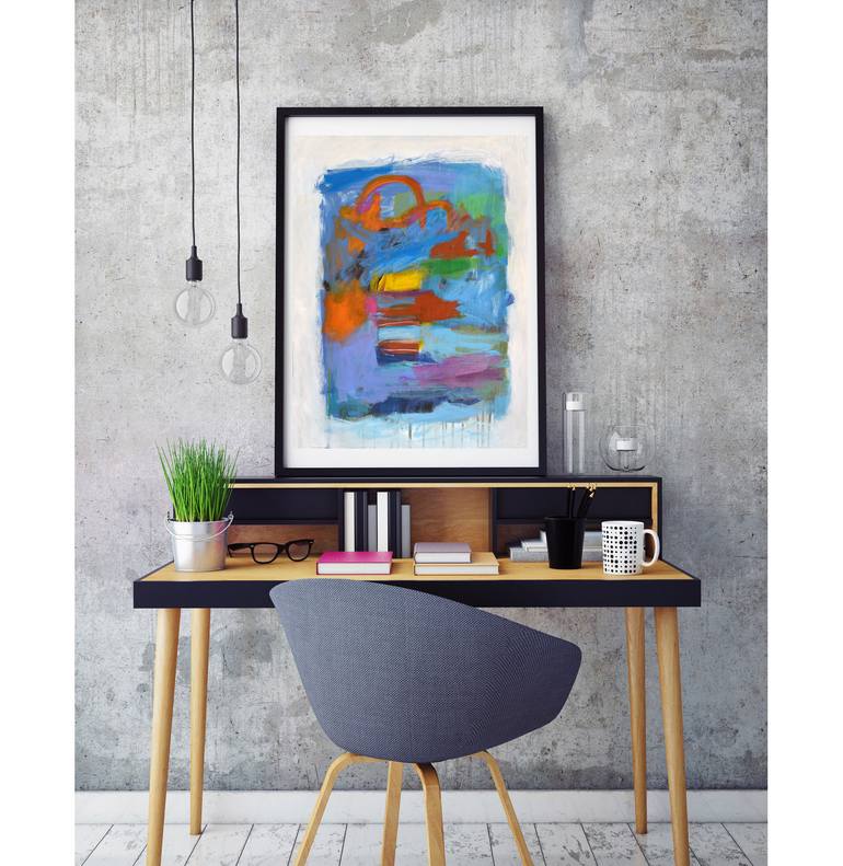 Original Abstract Expressionism Abstract Painting by Linda O'Neill