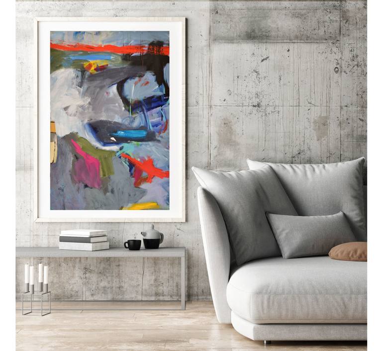 Original Abstract Expressionism Abstract Painting by Linda O'Neill