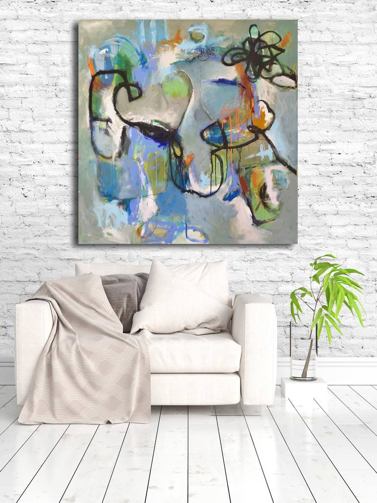 Original Modern Abstract Painting by Linda O'Neill