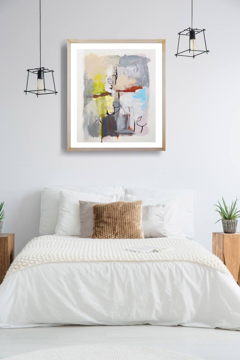 Original Conceptual Abstract Painting by Linda O'Neill