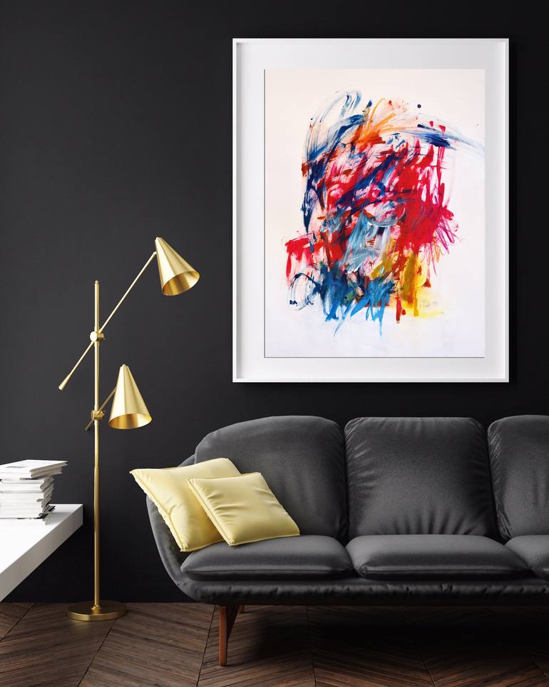 Original Abstract Expressionism Abstract Painting by Linda O'Neill