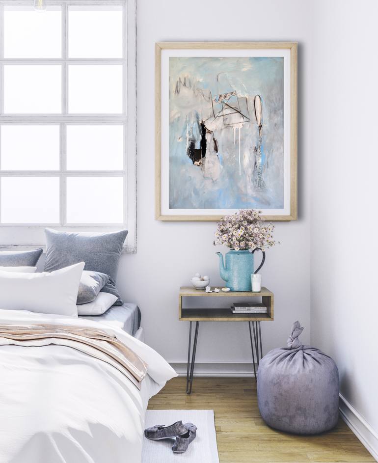 Original Conceptual Abstract Painting by Linda O'Neill
