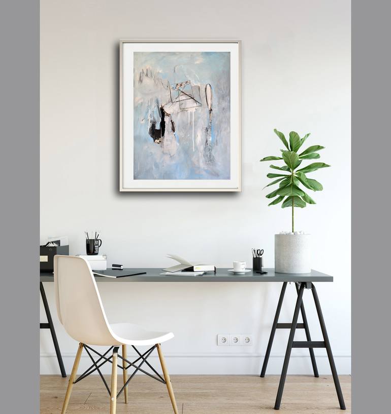 Original Conceptual Abstract Painting by Linda O'Neill