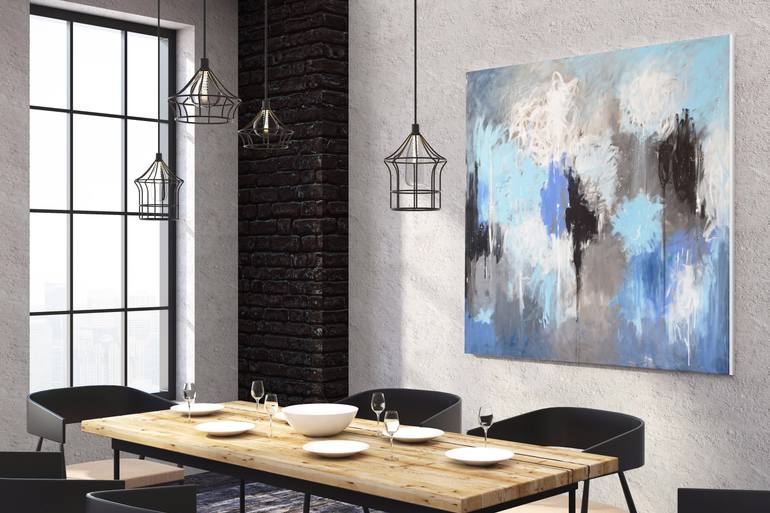 Original Abstract Expressionism Abstract Painting by Linda O'Neill