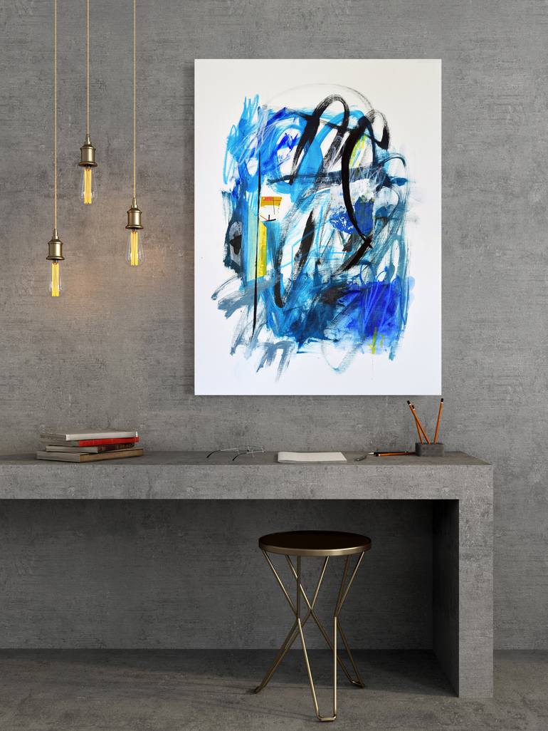 Original Abstract Expressionism Abstract Painting by Linda O'Neill