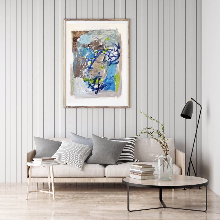 Original Abstract Expressionism Abstract Painting by Linda O'Neill