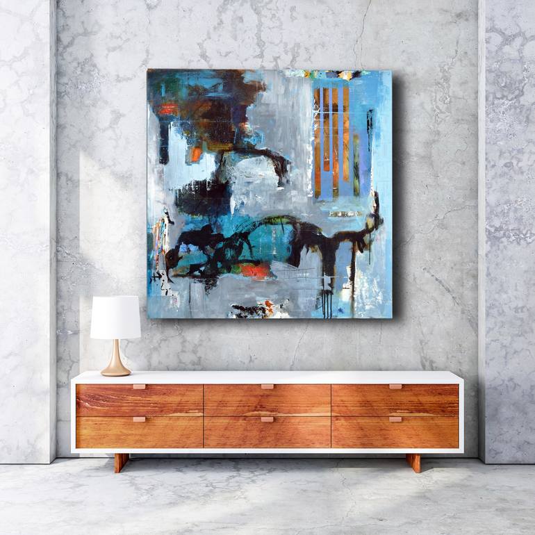 Original Abstract Expressionism Abstract Painting by Linda O'Neill