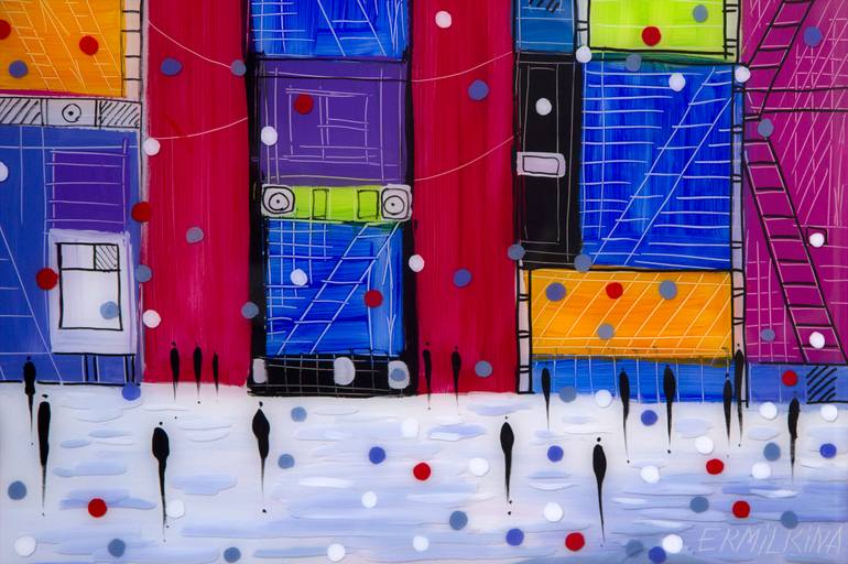 Original Contemporary Abstract Painting by Ekaterina Ermilkina