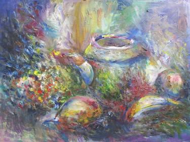 Print of Expressionism Still Life Paintings by Doris Lee