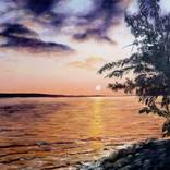 Sunset on the Adriatic sea by Aleksandar Krunic