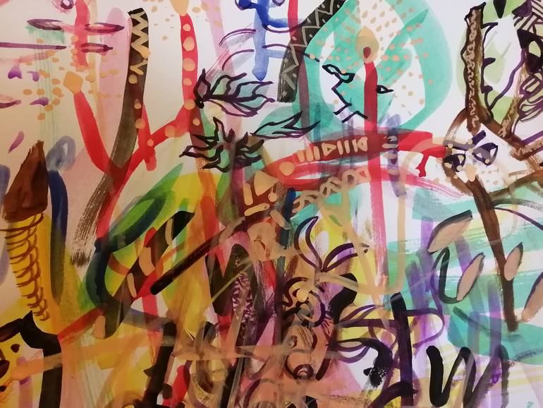 Original Abstract Painting by Hanyang Zhou