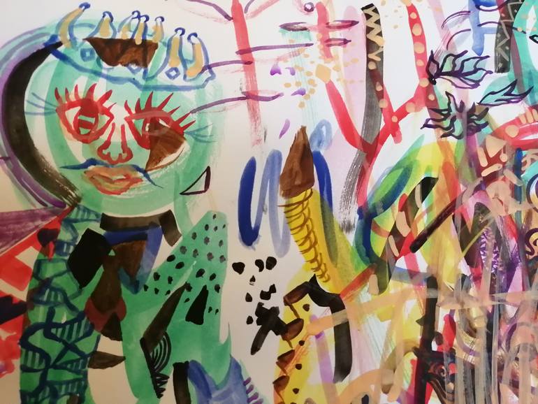Original Abstract Painting by Hanyang Zhou