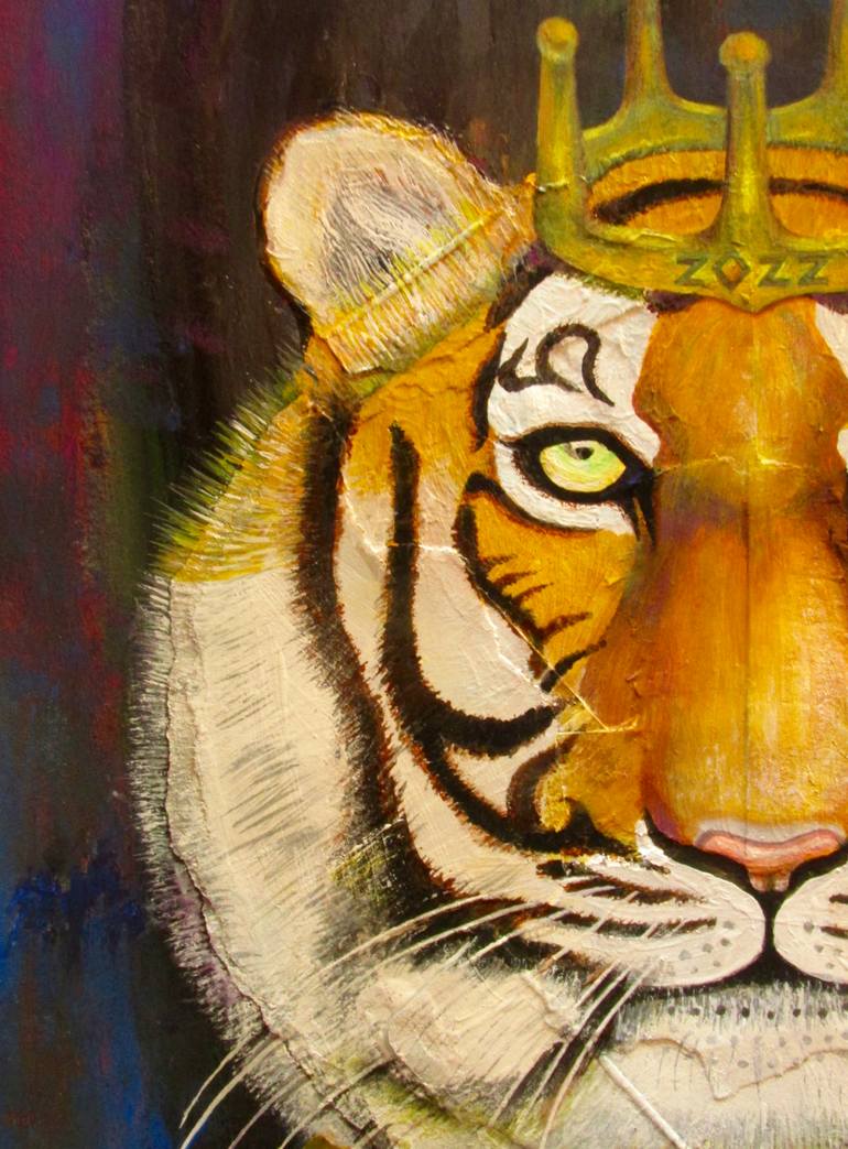 Original Figurative Animal Painting by Hanyang Zhou