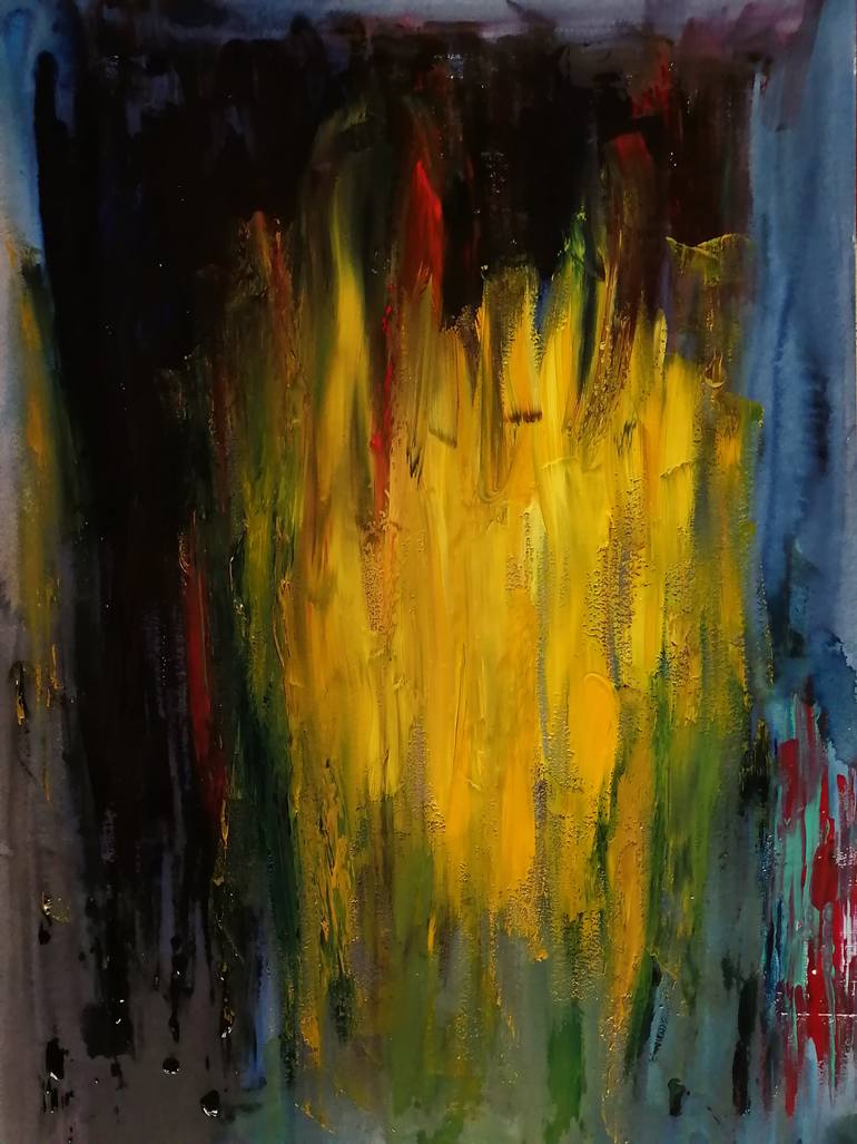 Original Figurative Animal Painting by Hanyang Zhou