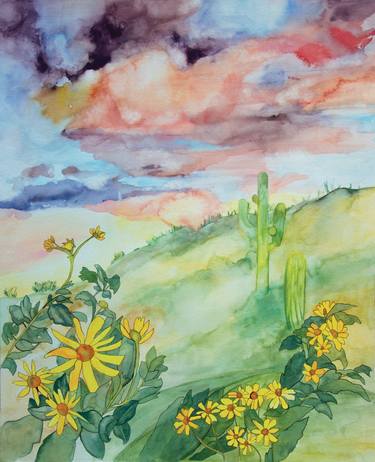 Original Fine Art Landscape Paintings by Carolina Benavidez