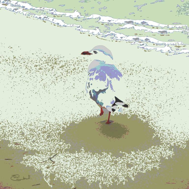 Print of Illustration Beach Mixed Media by Terri Cracknell