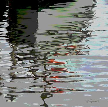 Original Impressionism Boat Mixed Media by Terri Cracknell