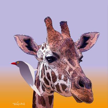 Print of Illustration Animal Mixed Media by Terri Cracknell