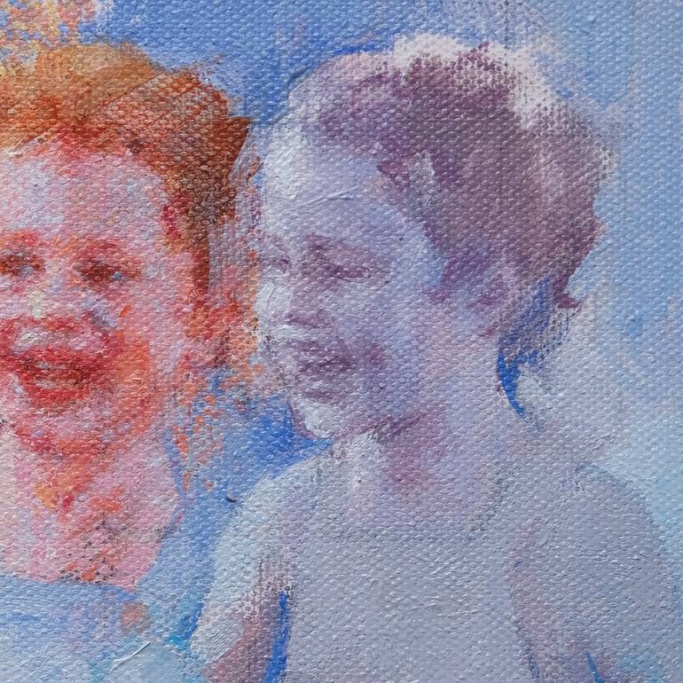 Original Children Painting by Pilar Lopez Baez