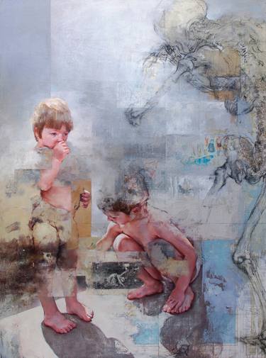 Original Children Paintings by Pilar Lopez Baez