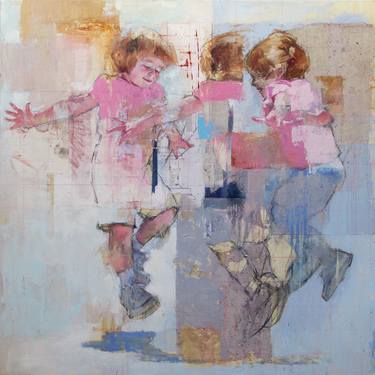 Print of Children Paintings by Pilar Lopez Baez