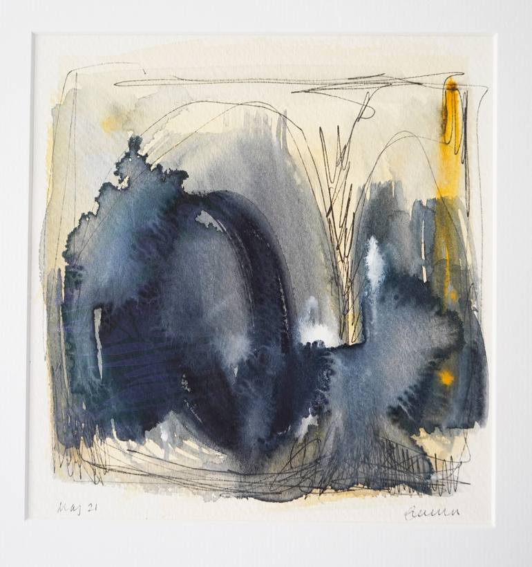 Original Abstract Expressionism Abstract Painting by Emma Lee Cracknell