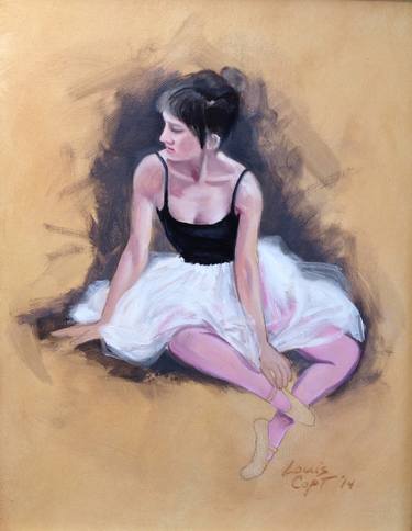 Original Figurative Performing Arts Paintings by Louis Copt