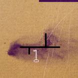 Clau Blanca sobre Pols Porpra (White Key on Purple Dust) by Vicenç Marco