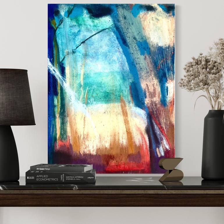 Original Fine Art Abstract Painting by Kate Kelvin