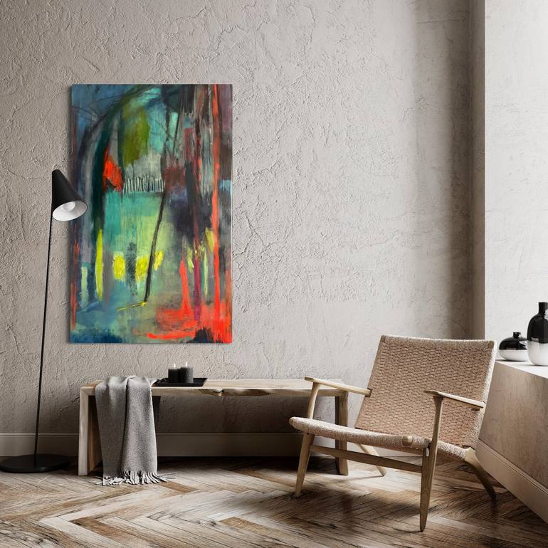 Original Abstract Landscape Painting by Kate Kelvin