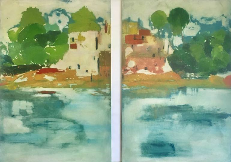 Original Abstract Landscape Painting by K Kelvin